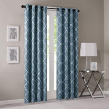 Load image into Gallery viewer, Madison Park Fretwork Print Window Curtain -108" Panel MP40-2026 By Olliix
