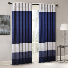 Load image into Gallery viewer, Madison Park Polyoni Pintuck Window Curtain -84" Panel MP40-2225 By Olliix
