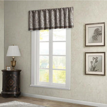 Load image into Gallery viewer, Madison Park Aubrey Jacquard Window Valance -50X18&quot; MP41-1456 By Olliix

