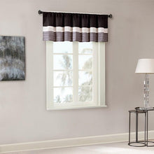 Load image into Gallery viewer, Madison Park Amherst Polyoni Pintuck Window Valance -50X18" MP41-2226 By Olliix
