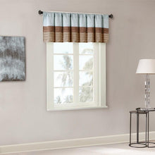Load image into Gallery viewer, Madison Park Amherst Polyoni Pintuck Window Valance -50X18" MP41-2229 By Olliix
