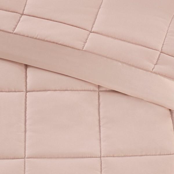 MP51-5156 Madison Park Windom All Season Hypoallergenic Microfiber Down Alternative Blanket With 3M Scotchgard By Olliix