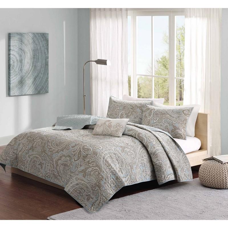Madison Park Pure Ronan 4 Piece Coverlet Set -King/Cal King MPP13-050 By Olliix