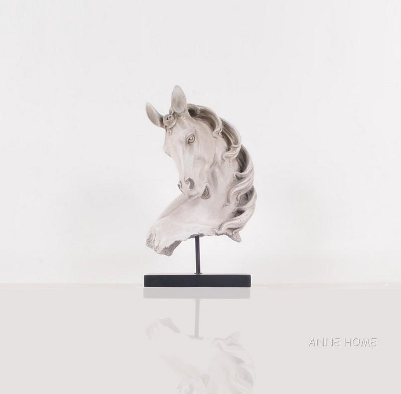 Anne Home - Horse Head Statue