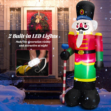 Load image into Gallery viewer, 8 Feet Inflatable Nutcracker Soldier with 2 Built-in LED Lights
