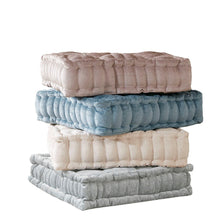 Load image into Gallery viewer, Poly Chenille Square Floor Pillow Cushion -20X20&quot; ID31-1525 By Olliix
