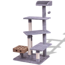 Load image into Gallery viewer, Tower Condo Bed Scratch Post Cat Tree Play House-Gray
