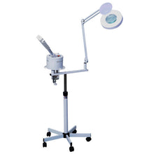 Load image into Gallery viewer, 5X Magnifying Lamp 2 in 1 Facial Steamer Hot Ozone Machine Spa Salon Beauty Pro
