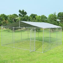 Load image into Gallery viewer, 15&#39; x 15&#39; Large Pet Dog Run House Kennel Shade Cage-Dog kennel
