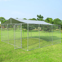 Load image into Gallery viewer, 15&#39; x 15&#39; Large Pet Dog Run House Kennel Shade Cage-Dog kennel

