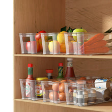Load image into Gallery viewer, Set of 4 Stackable Refrigerator Organizer Bins
