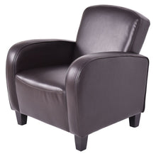 Load image into Gallery viewer, Modern Accent Leisure PU Leather Single Sofa-Brown
