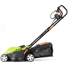 Load image into Gallery viewer, 14-Inch 12 Amp Lawn Mower with Folding Handle Electric Push
