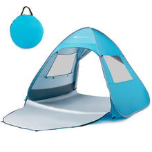 Load image into Gallery viewer, Automatic Pop-up Beach Tent with Carrying Bag-Blue
