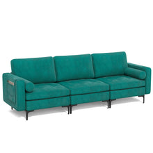 Load image into Gallery viewer, 3-Seat Sofa Sectional with Side Storage Pocket and Metal Leg-3-Seat
