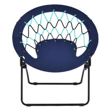 Load image into Gallery viewer, Outdoor Camping Folding Round Bungee Chair-Blue
