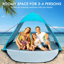 Load image into Gallery viewer, Automatic Pop-up Beach Tent with Carrying Bag-Blue

