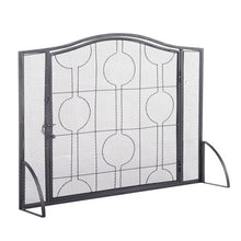 Load image into Gallery viewer, Single Panel Heavy Duty Steel Fireplace Screen
