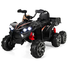 Load image into Gallery viewer, Kids Battery-Powered Ride-On Toy with 4WD-Black
