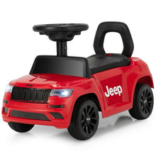 Load image into Gallery viewer, Kids Ride On Car with Steering Wheel-Red
