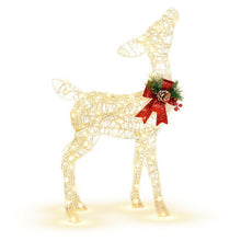 Load image into Gallery viewer, Lighted Christmas Reindeer Decorations with 50 LED Lights for Outdoor Yard
