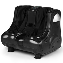 Load image into Gallery viewer, Foot and Calf Massager with Heat Vibration Deep Kneading and Shiatsu-Black
