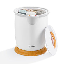 Load image into Gallery viewer, Bathroom Towel Warmer Bucket with Fragrance Holder and Auto Shut-White
