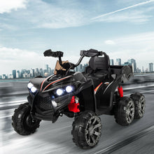 Load image into Gallery viewer, Kids Battery-Powered Ride-On Toy with 4WD-Black
