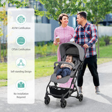 Load image into Gallery viewer, Lightweight Baby Stroller with One-Hand Quick Folding-Gray

