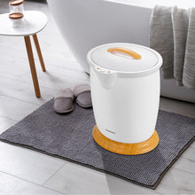 Load image into Gallery viewer, Bathroom Towel Warmer Bucket with Fragrance Holder and Auto Shut-White
