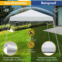 Load image into Gallery viewer, 10 x 10 Feet Outdoor Instant Pop-up Canopy with Carrying Bag-White
