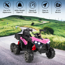 Load image into Gallery viewer, Kids Battery-Powered Ride-On Toy with 4WD-Pink
