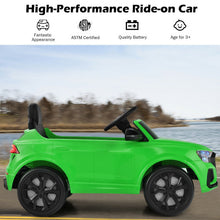 Load image into Gallery viewer, 12 V Licensed Audi Q8 Kids Cars to Drive with Remote Control-Green
