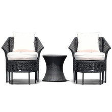 Load image into Gallery viewer, 5 PCS Furniture Sets Leisure Patio Rattan Dining Sets-Beige
