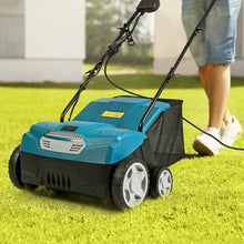 Load image into Gallery viewer, 1400 W 13&quot; Electric Scarifier and Lawn Dethatcher with Collection Bag

