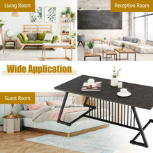 Load image into Gallery viewer, 48 Inch Modern Style Coffee Table with Spacious Tabletop for Living Room-Black
