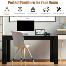 Load image into Gallery viewer, 63 Inch Rectangular Modern Dining Kitchen Table for 6 People

