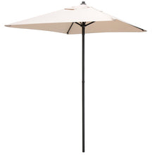 Load image into Gallery viewer, 5 Feet Patio Square Market Table Umbrella Shelter with 4 Sturdy Ribs
