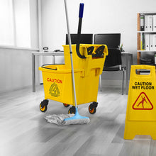 Load image into Gallery viewer, 26 Quart Side Press Wringer Commercial Mop Bucket
