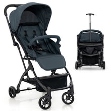 Load image into Gallery viewer, Lightweight Baby Stroller with One-Hand Quick Folding-Black
