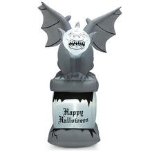 Load image into Gallery viewer, 8.2 Feet Halloween Inflatable Gravestone with Gargoyle Yard Decoration and LED Lights
