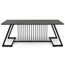 Load image into Gallery viewer, 48 Inch Modern Style Coffee Table with Spacious Tabletop for Living Room-Black
