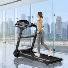 Load image into Gallery viewer, 2.25HP Folding Treadmill Running Jogging Machine with LED Touch Display-Black
