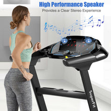 Load image into Gallery viewer, 2.25HP Folding Treadmill Running Jogging Machine with LED Touch Display-Black

