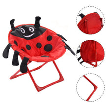 Load image into Gallery viewer, Set of 4 Kids Saucer Moon Chair With Animal Prints
