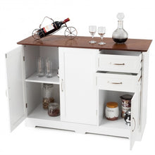 Load image into Gallery viewer, Buffet Storage Cabinet  Kitchen Sideboard with 2 Drawers
