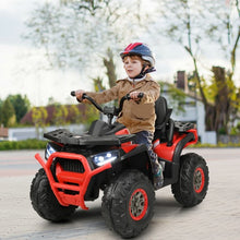 Load image into Gallery viewer, 12 V Kids Electric 4-Wheeler ATV Quad with MP3 and LED Lights-Red
