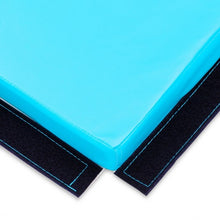 Load image into Gallery viewer, 4&#39; x 6&#39; x 2&quot; PU Thick Folding Panel Exercise Gymnastics Mat-Blue
