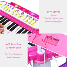 Load image into Gallery viewer, 37 Key Electronic Keyboard Kids Toy Piano
