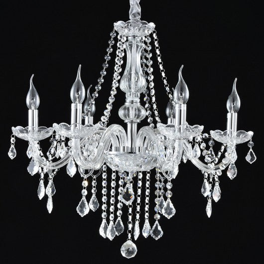 Elegant Crystal Chandelier Ceiling Light